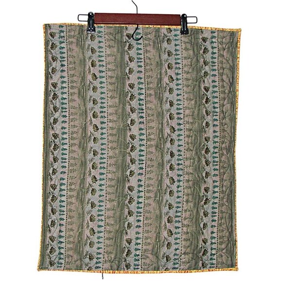 The Great Outdoors Small Quilt Hunting Dogs Fish Wildlife Farmhouse 20.5x25.5" - Picture 2 of 10